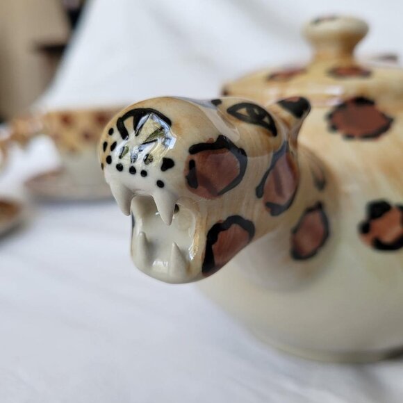 Leopard teaset - Picture 4 of 9